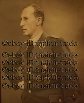 

World War 2 German Stuff Item Collectible Oil Print Germany Portrait on Canvas #free shipping