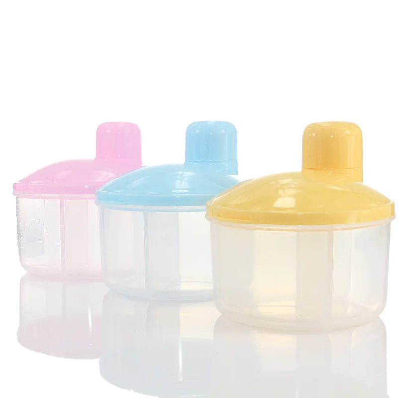 

Single Layer Solid Color Portable Baby Food Storage Box Multiple Cereal Milk Powder Box Baby Milk Powder Container Transparent