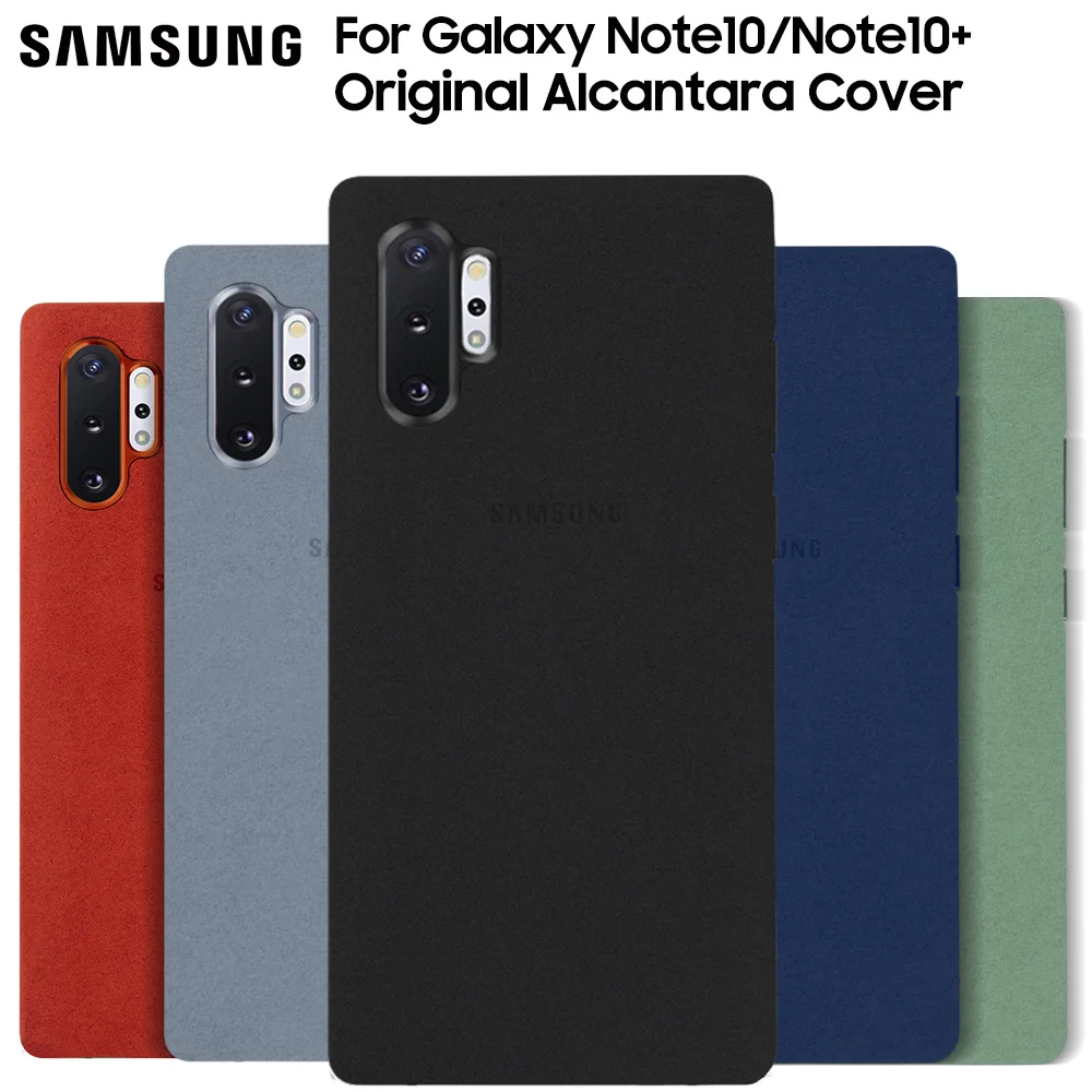 Samsung Original Phone Case For Galaxy Note10 Pro 10+ Note 10 Plus Official  Suede Leather Fitted Protector Case