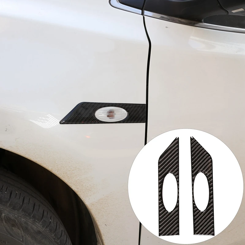 Carbon Fiber ABS Front Side Light Turn Signal Trim Cover Decorate Sticker for Nissan Sylphy 2016-2019 Car Stylings | Автомобили и