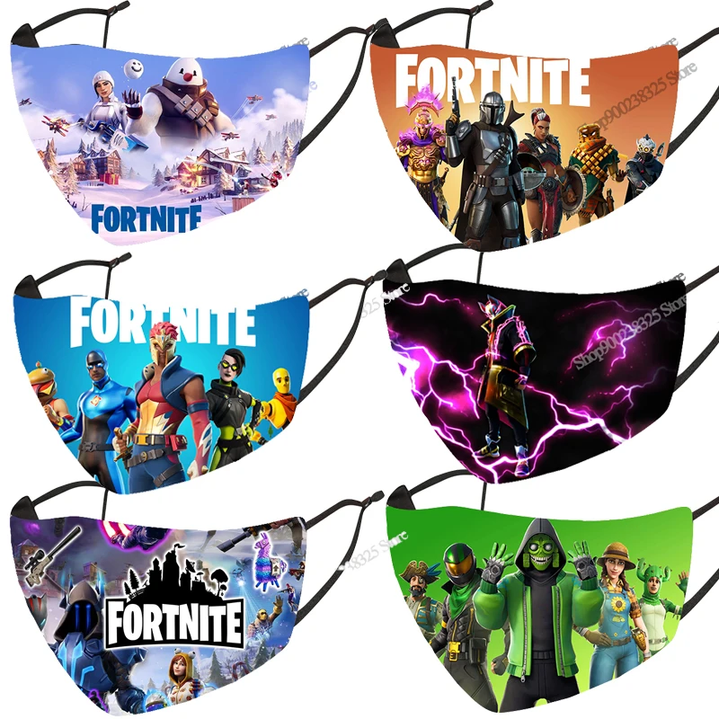 Маска для лица Fortnites с пипетками взрослых и детей | Дом сад