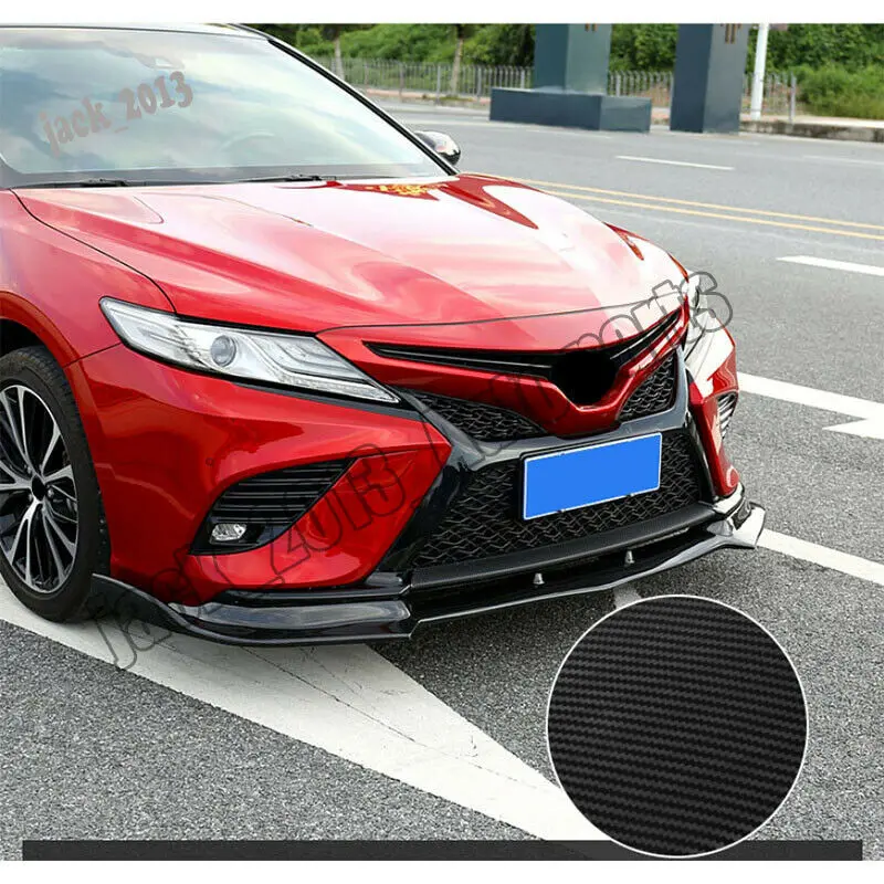 Модификация автомобиля автомобильные аксессуары из углеродного волокна передний дефлектор спойлер, диффузор бампера для Toyota Camry SE/XSE