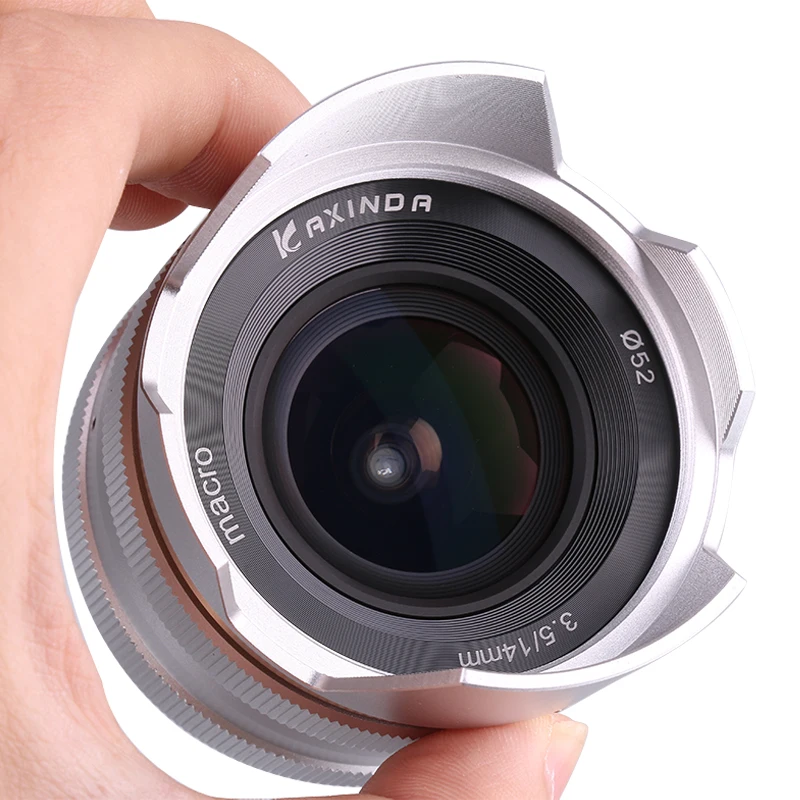 Kaxinda 14 мм f/3,5 широкоугольный ручной объектив для sony Fujifilm Olympus Canon Panasonic беззеркальная камера