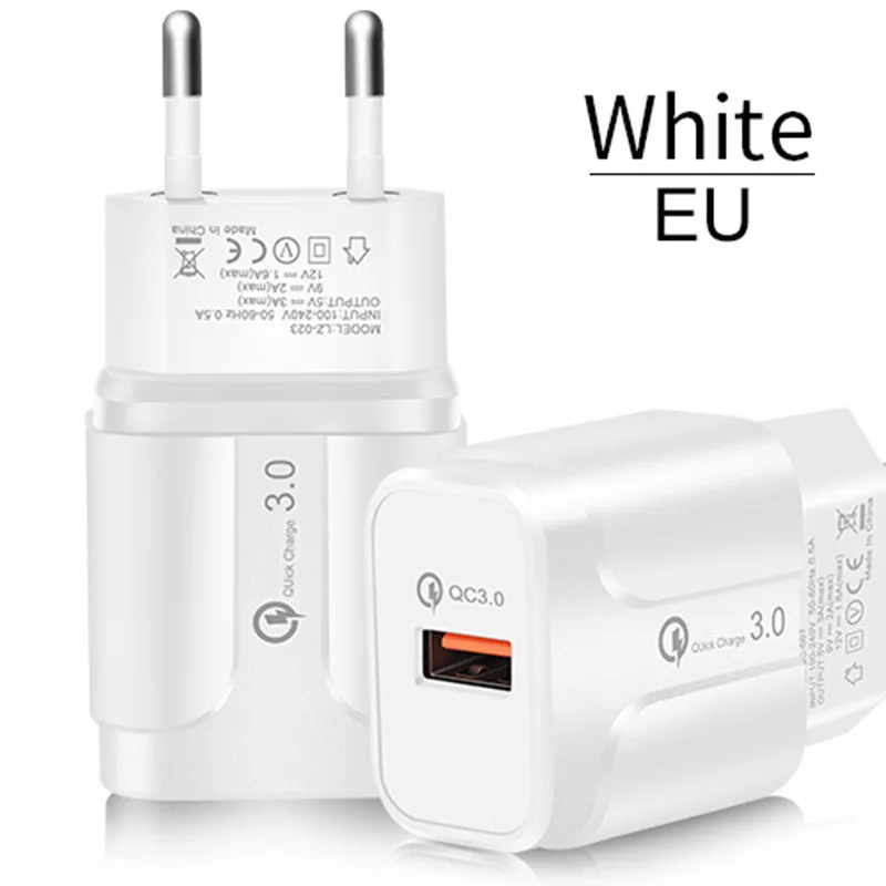Магнитный зарядный провод usb type C для Xiaomi mi 9 Red mi Note 7 8 samsung A5 A70 M30s Google Pixel 4 3 2 XLQC 3,0 быстрое зарядное устройство - Тип штекера: Only White Charger