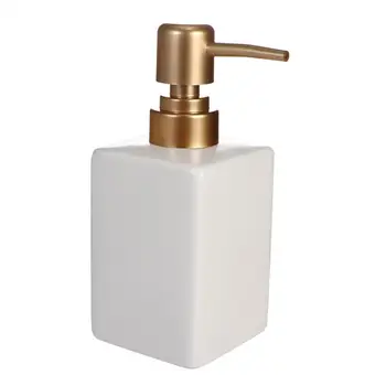 

320ml Ceramic Pump Lotion Bottle Sanitizer Dispensers Shampoo Container Portable Soap Dispensers For Shampoo Body Wash Lotion
