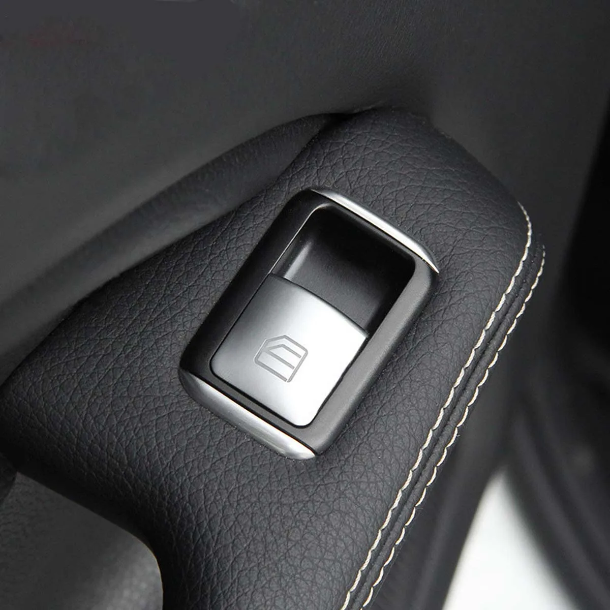 Autoleader для Mercedes-Benz A/B/C W204/EW212 ABS наклейки на стеклоподъемник автомобиля блестки хромированные кнопки переключатель отделка окна лифт крышка
