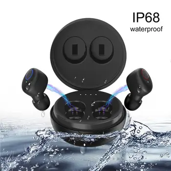 

X9 Bluetooth 5.0 Wireless Earphones,Auto Pairing HiFi Sound Waterproof bluetooth earphone Stereo with Wireless Charging Case