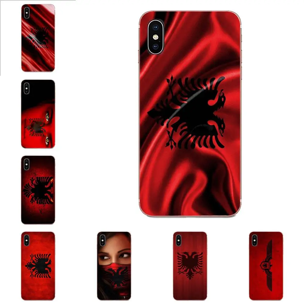 Силиконовый чехол для телефона с албанским флагом Galaxy A10 A10S A20 A20S A20E A30 A30S A40 A40S A50 A50S