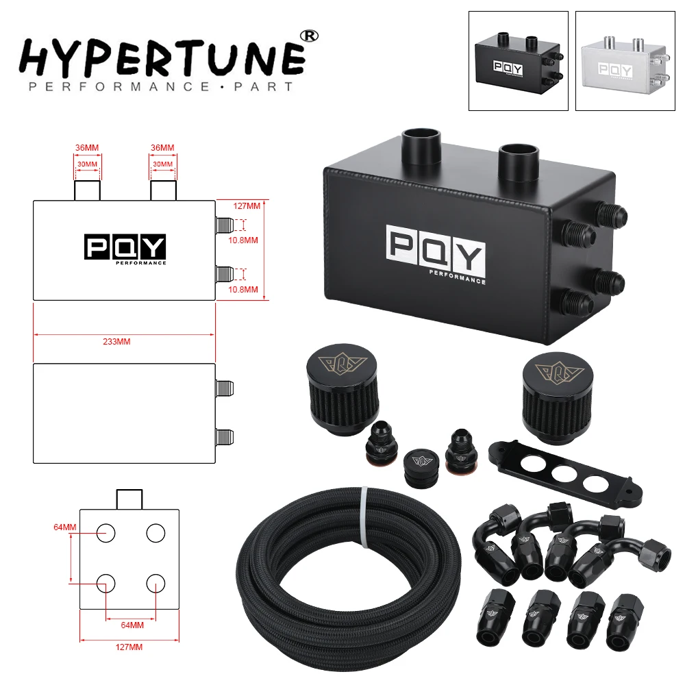 Hypertune 3M AN10 Топливные Шланги с гонки маслоуловитель Сапун бак для Honda Civic Integra EK EG DC HT