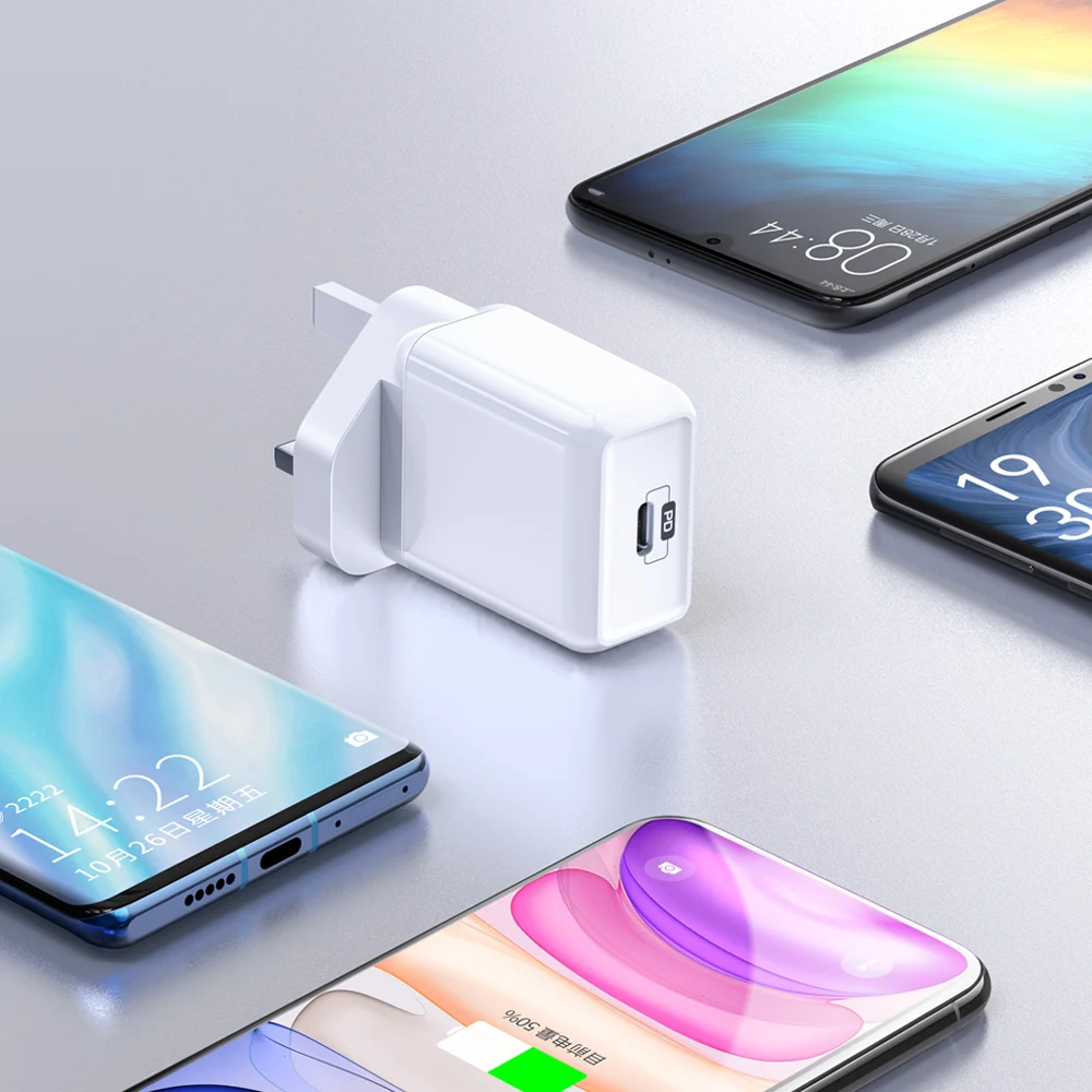 UK White Mcdodo EU/US/UK usb type C PD 3,0 зарядное устройство 18 Вт Быстрая зарядка для MacBook iPhone 11 samsung Xiaomi huawei Quick Charge 4,0 адаптер - Тип штекера: UK White