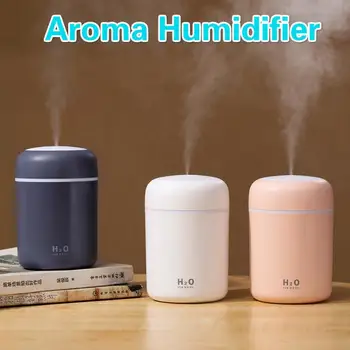 

300ml Electric Humidifier Essential Aroma Oil Diffuser Air Humidifier USB Mini Mist Maker Aromatherapy With Colorful Light