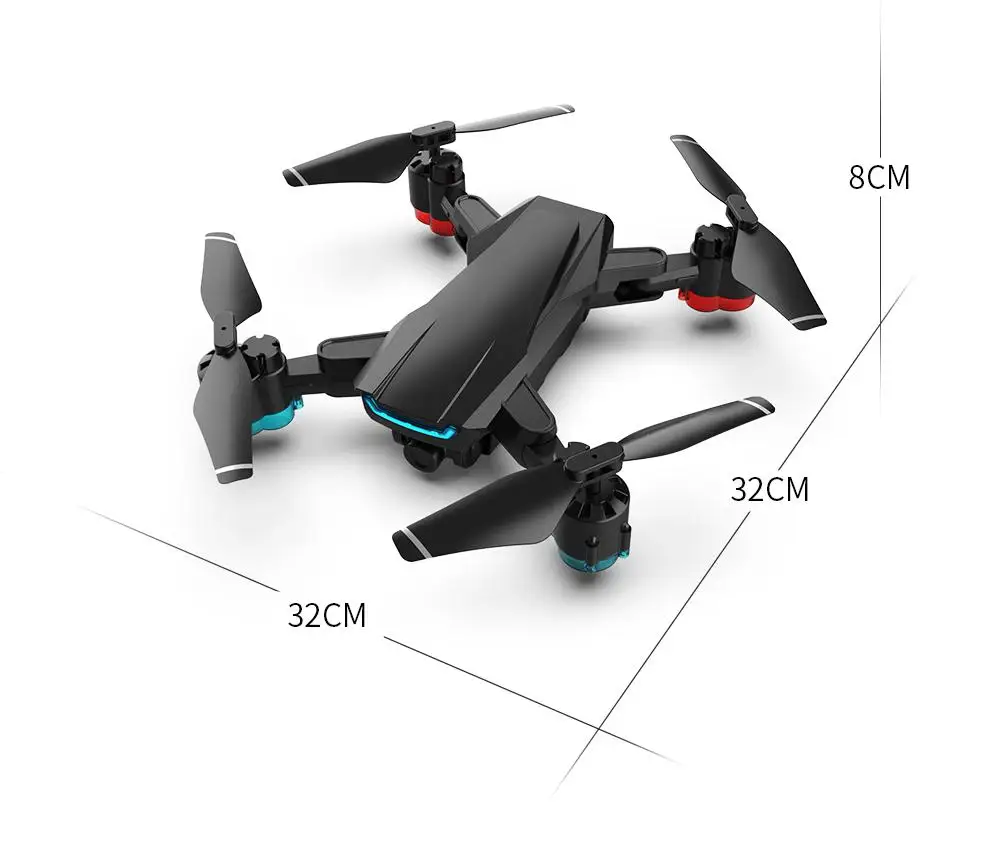 Дрон XD101 1080P WiFi FPV Дрон высота сохраняет однокнопочный возврат к квадрокоптеру Радиоуправляемый вертолет Дрон