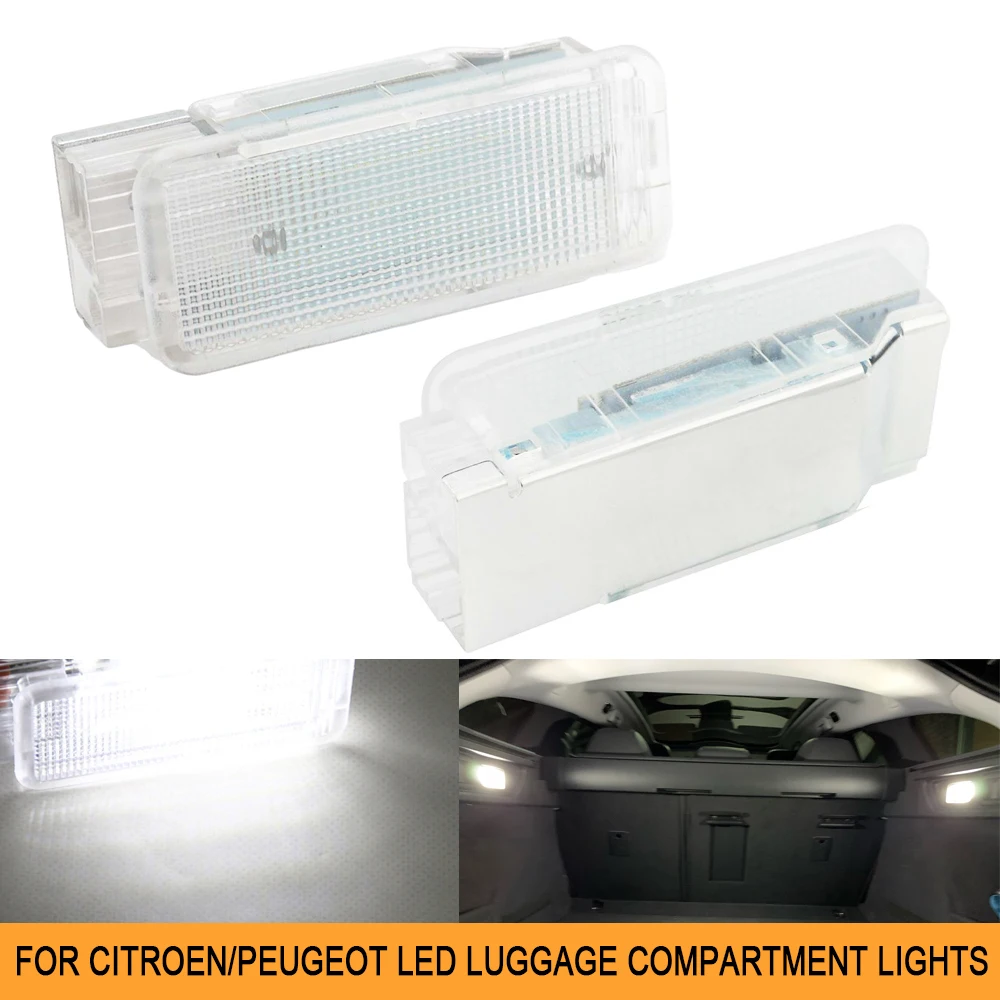 PEUGEOT RCZ 1 Ampoule LED blanc Eclairage Plafonnier Coffre bagage Trunk light 