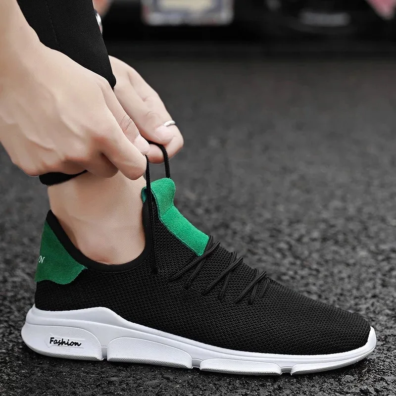 

Fashion Sporty MEN'S Thin Shoes Korean-style Students Trend Casual Shoes Flat Anti-slip Breathable Men Athletic Shoes