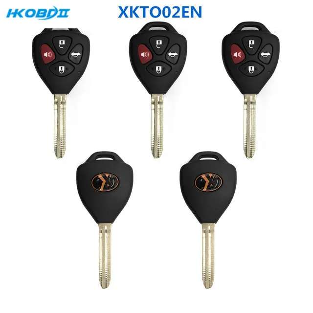 HKOBDII VVDI провод XK XKTO02EN 3 + 1 кнопки Универсальный VVDI2 Автомобильный ключ