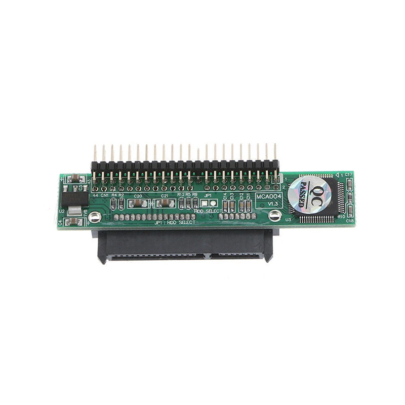 2 5 дюймов HDD SSD Serial ATA 7 + 15P Female to 44 Pin Male PATA IDE Port Adapter Card &quotSATA конвертер для