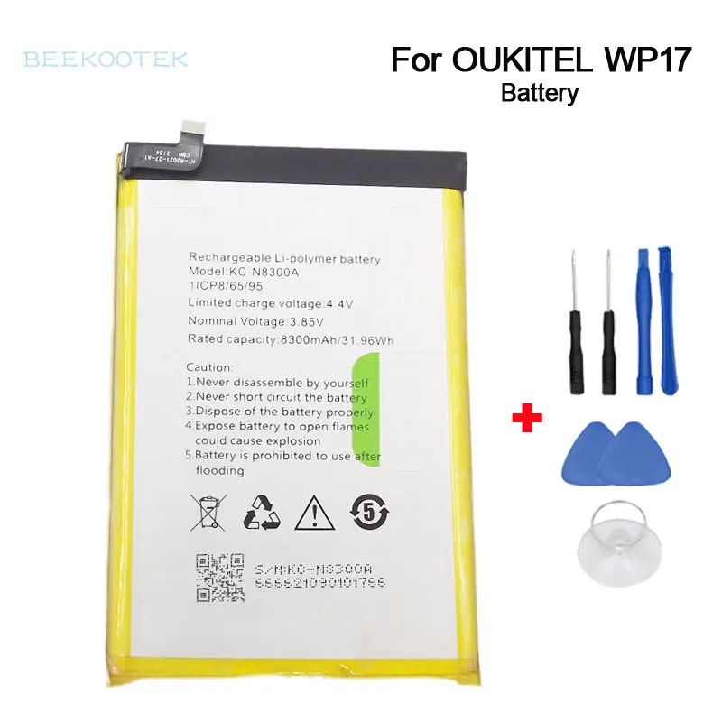 Original Oukitel Wp17 Bateria Interna do Telefone Reparação da Bateria Acessórios de Reposição Peças para Oukitel Wp17 Smartphones Novo - Image 4