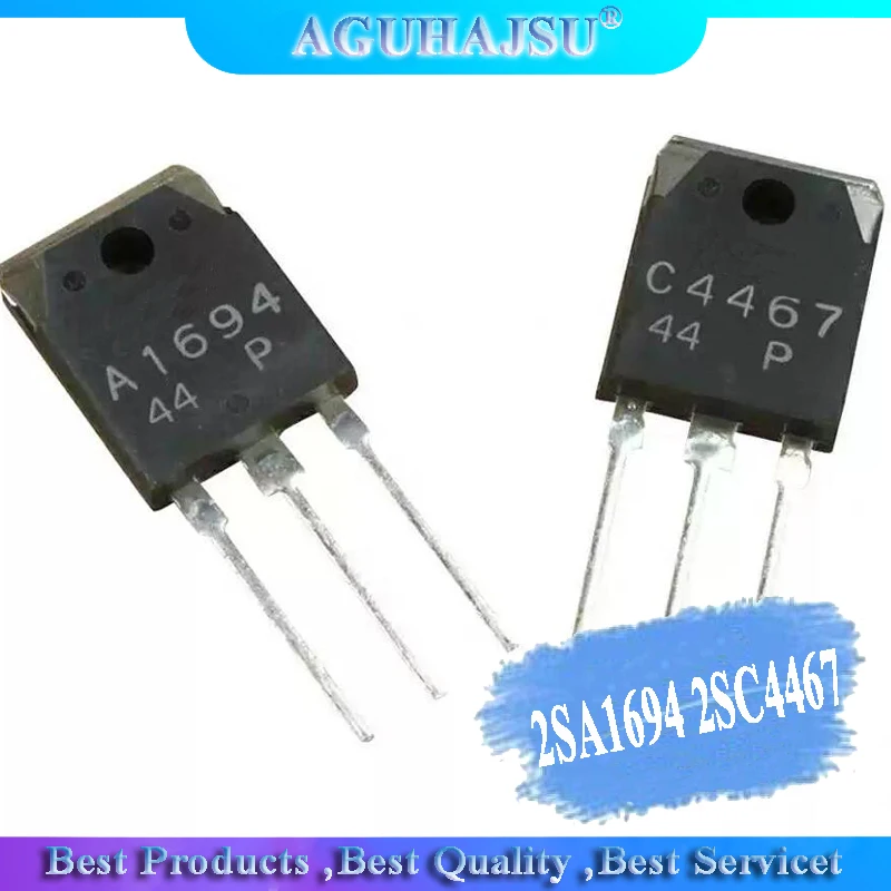 10 шт. 2SA1694 2SC4467 TO-3P (5 A1694 + 5 C4467) TO3P Новый оригинал | Электронные компоненты и