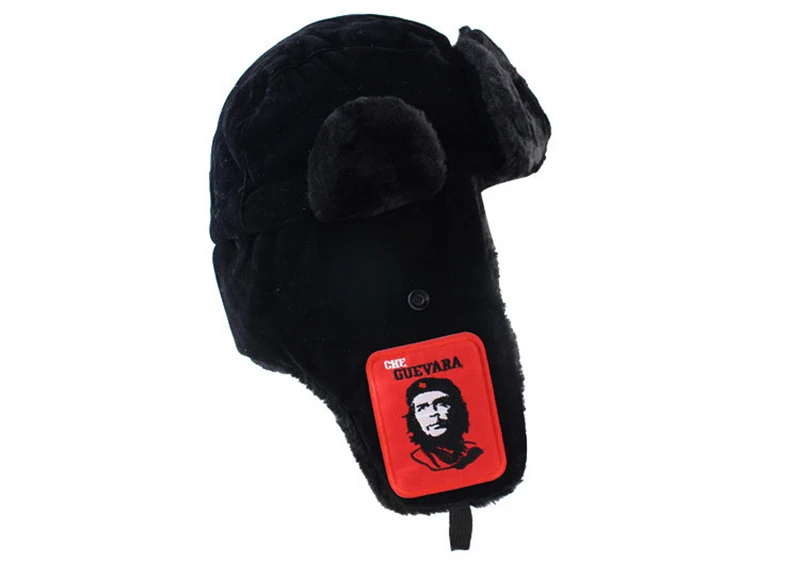 Россия Guevara советская армия военная ушанка бомберы шапки пилот ТРАППЕР ЗИМНЯЯ ШАПКА искусственный кролик меховые наушники для мужчин и женщин зимняя шапочка