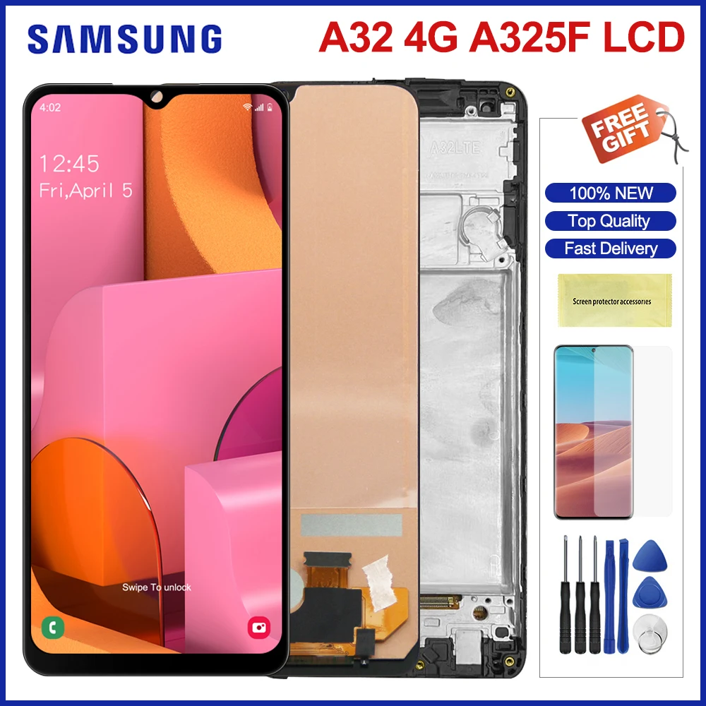 Display for Samsung Galaxy A32 LCD Touch Screen Digitizer Assembly Part For A325 A325F A325M A325F/DS | Мобильные телефоны и