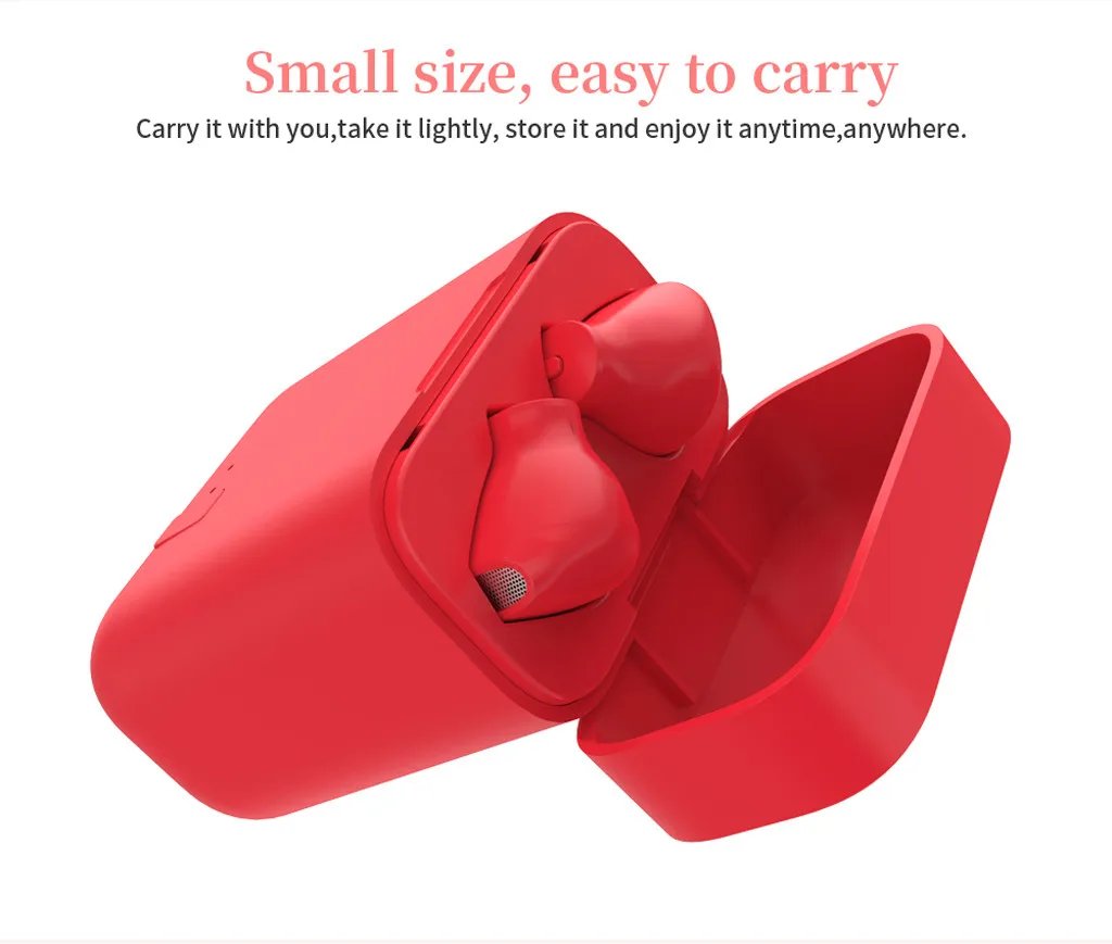 

Blueteeth 5.0 Headset TWS Wireless Earphones Mini Earbuds Stereo Headsets For Redmi Airdots Multiple Colours For Iphone#20