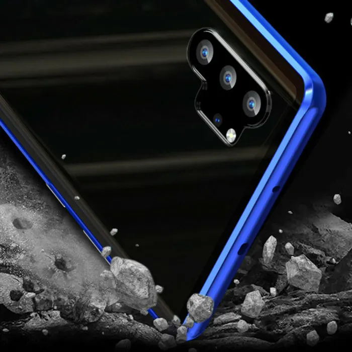 Магнитный поглощающий Передний+ задний стеклянный чехол для samsung Galaxy Note 10 Plus FKU66