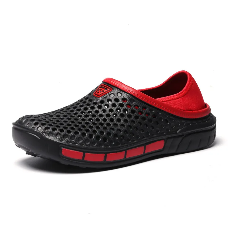 

Comfortable 2019 Men Sandals Summer Outdoor Beach Shoes For Men Slip On Slipper Pool Male Cave Water Sport Shoes