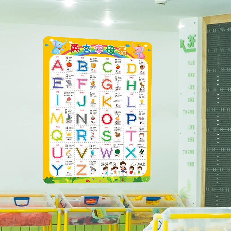 alphabet wall hanging nursery