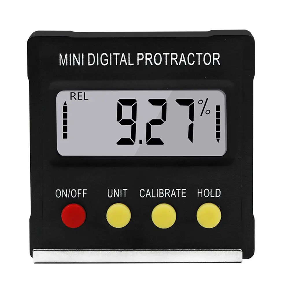 360Degree Mini Digital Protractor Inclinometer Electronic Level Box Magnetic Base Measuring Tools dropship