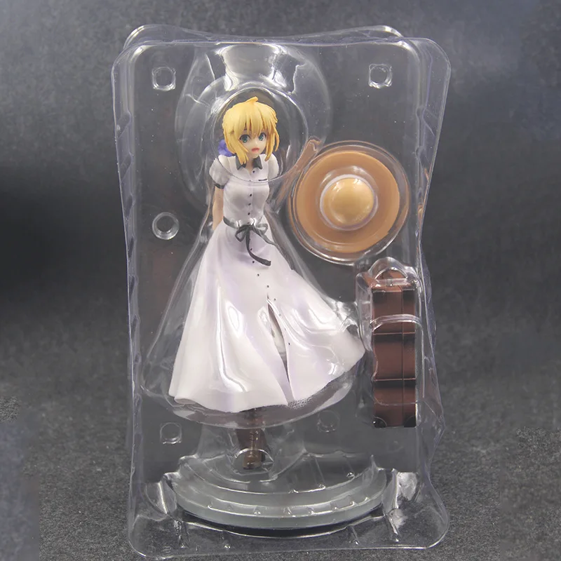 24 см Fate/stay Night Saber Artoria Pendragon Action декоративные фигурки японское аниме сексуальная