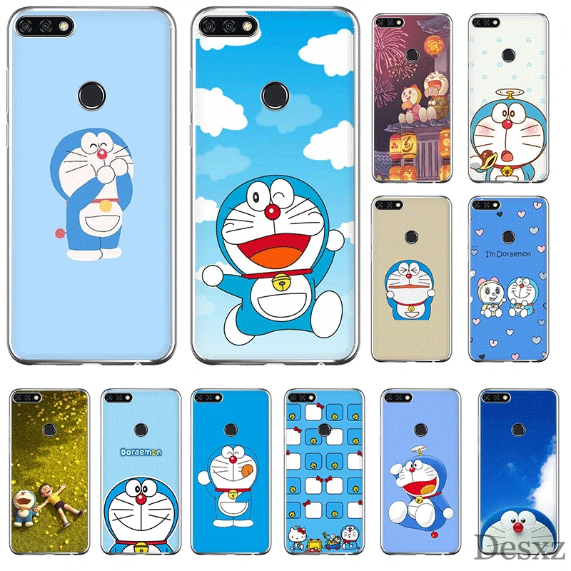 Mobile Phone Case TPU For Huawei P30 P20 P10 P8 P9 Lite Pro P Smart Z Plus Cover Dorae Mon | Мобильные телефоны и