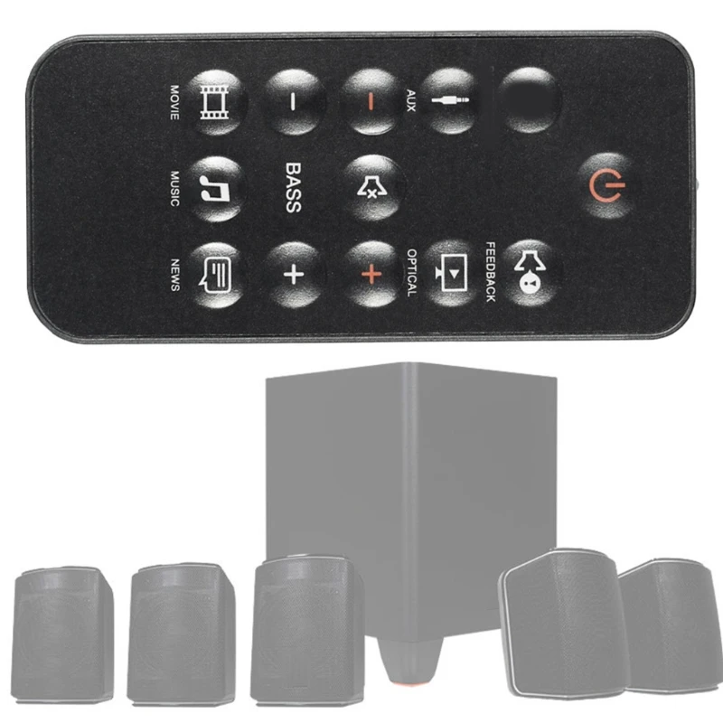 Telecomando Di Ricambio Per Sistema Di Altoparlanti Audio Soundbar Home Cinema Sb150 2.1, Controller