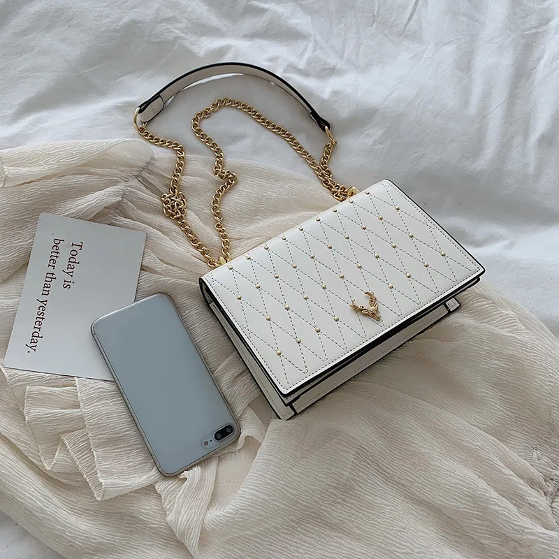 

Female Crossbody Bag For Women 2019 High Quality PU Leather Luxury Handbag Designer Sac Main Ladies Chain Shoulder Messenger Bag