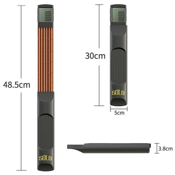 

Portable Pocket Guitar Practice Tools With Screen Display Exerciser LCD Musical Stringed Instrument Chord Trainer Tools