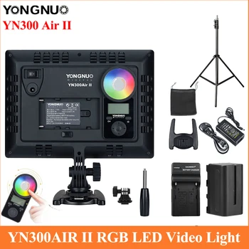 

YONGNUO YN300AIR II RGB LED Camera Video Light,Optional Battery with Charger Photography Light 2.4G RGB Full Color Video Light