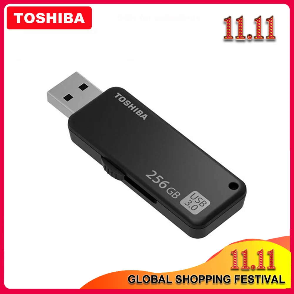 TOSHIBA U365 USB3.0 256 ГБ до 150 МБ/с. USB флеш-накопитель 64Гб 128 ГБ Ёмкость 32GB USB накопители качество карта памяти, Флеш накопитель