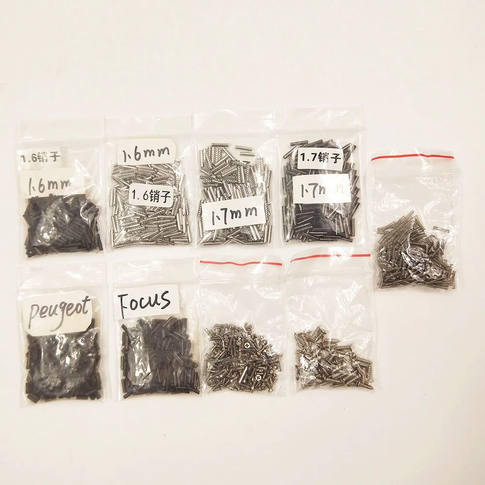 200pcs/lot Car Flip Remote Key Fixed Pins Screws Locksmith Tools Part Repair Accessories Locksmith Tools Supplies