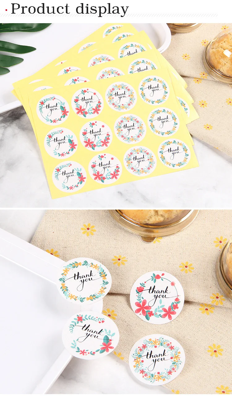 120 Pack 'Thank You For Coming To My Party' Stickers - 2 Inch Round Self-Adhesive Labels For Envelopes, Gifts