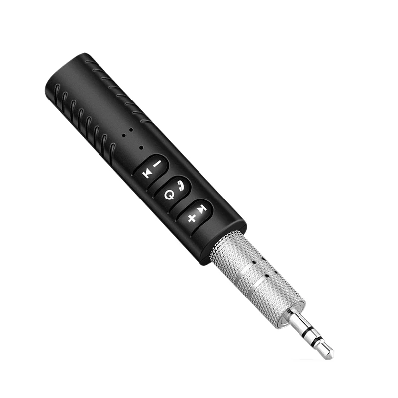 Minireceptor de Audio Bluetooth Universal para coche, Kit de música manos libres, adaptador, AUX