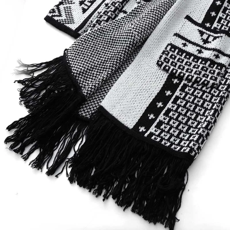 Amii a Allentata di Alta Qualitagrave di Design Originale Lungo Femminile Lavorato A Maglia Cardigan Maglie e Maglioni ali-03056462_4