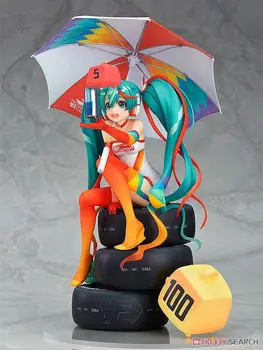 

Anime Figure 2 generations Racing Girl Hatsune Miku PVC Action Figure 23cm 1/8 Scale Model Collection Toys Christmas Gift