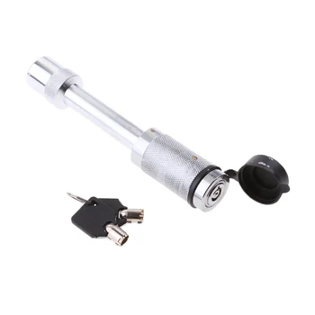 

5/8inch Locking Hitch Pin With Keys And Cover Fits Truck Trailer 2" Receiver