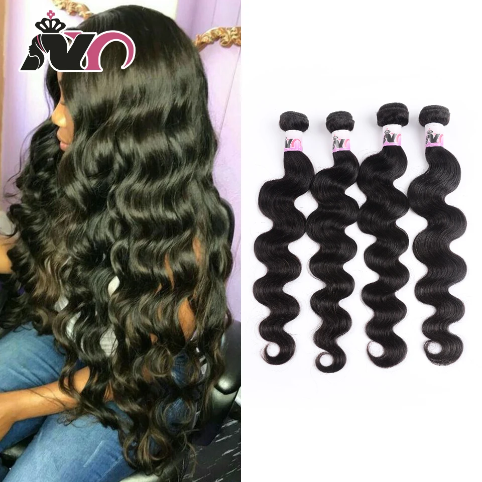 Brazilian Hair Body Wave 4 Bundles Hair 100% Human Hair Weave Natural Black Non Remy Body Wave 4 Bundles Deals for Black Women Brazilian Hair Body Wave 4 Bundles Hair 100% Human Hair Weave Natural Black Non Remy Body Wave 4 Bundles Deals for Black Women