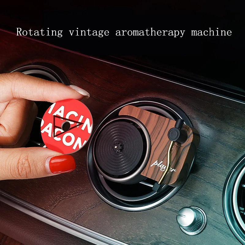 

Car Air Freshener Retro CD Player Perfume Stylish Classical Aromatic Parfum Diffuser Ocean Lemon Taste Perfumes Auto Accessories