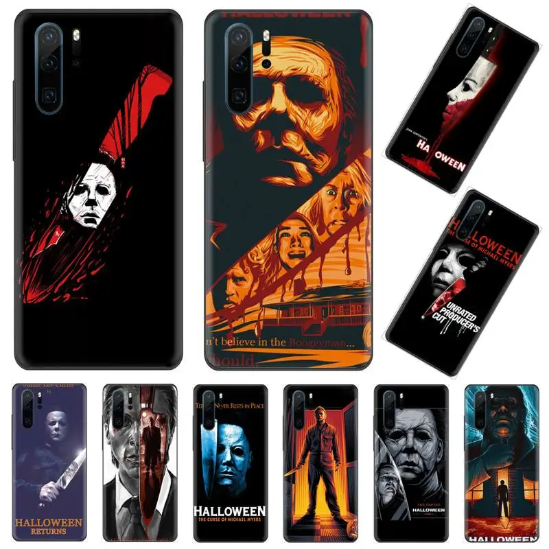 

Halloween The Curse Of Michael Myers Phone Case For Huawei P9 P10 P20 P30 Pro Lite smart Mate 10 Lite 20 Y5 Y6 Y7 2018 2019