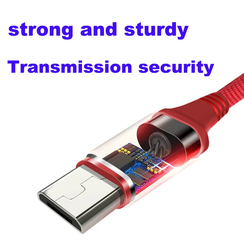 Usb type C кабель в оплетке 2,4 кабель для быстрой зарядки для iphone samsung huawei зарядное устройство Android телефоны кабели синхронизации