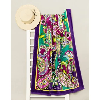 

Beach towel velor Bradley 80x170 cm, pink, 100% cotton, 500 g / m2 4832716