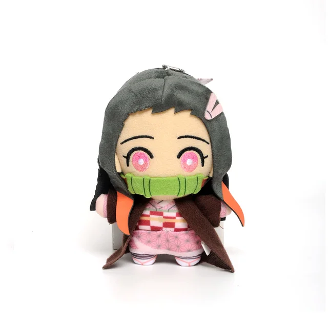 15cm Japan Anime Demon Slayer Tomioka Giyu Kamado Tanjirou Kamado Nezuko Agatsuma Zenitsu Plush Toys Doll Peluche Women Gift Kamado Nezuko