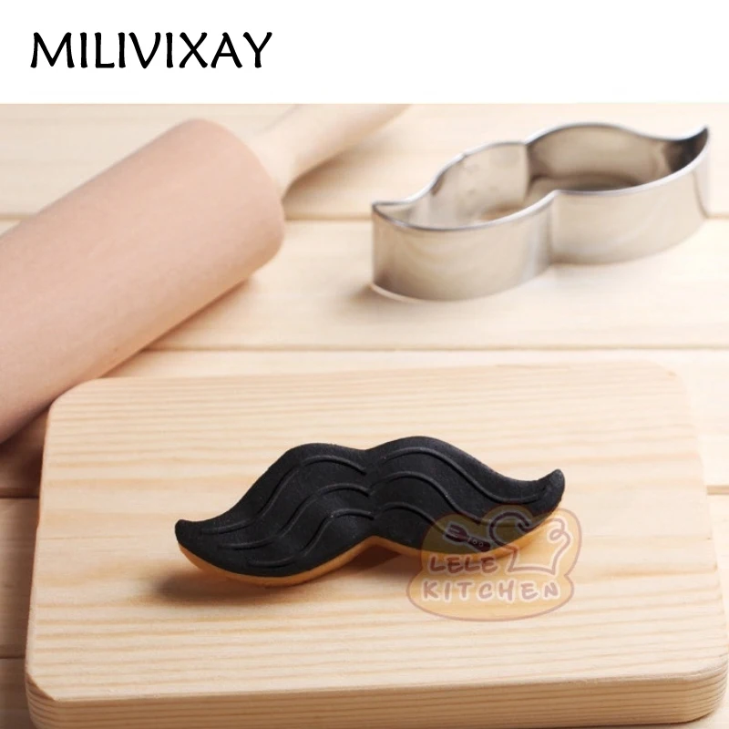 MILIVIXAY 1 шт. форма для печенья в форме усов сделай сам Yummy десерты кондитерские