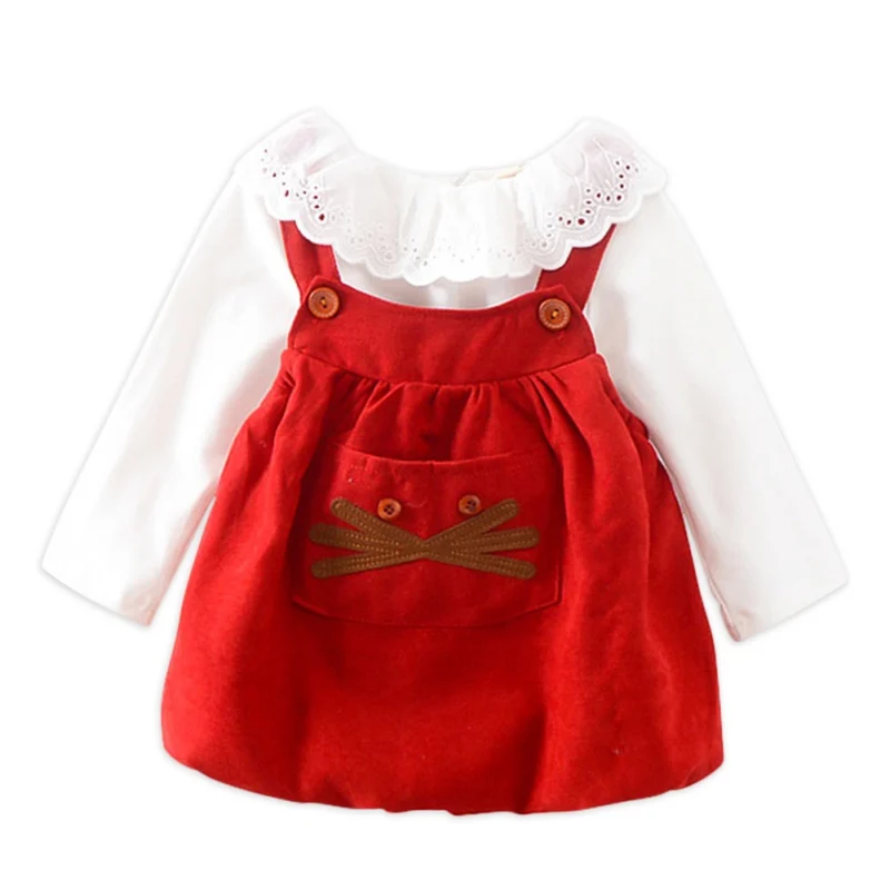 Hilittlekids/весенне-осеннее платье с героями мультфильмов для маленьких девочек платье с длинными рукавами для дня рождения для малышей платье с принтом для маленьких девочек es